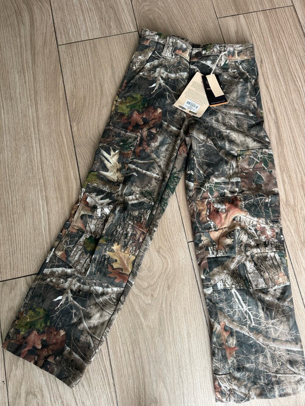 RedHead Silent-Hide Pants Youth Large Green Flex Fit Extreme Hunting High Waist